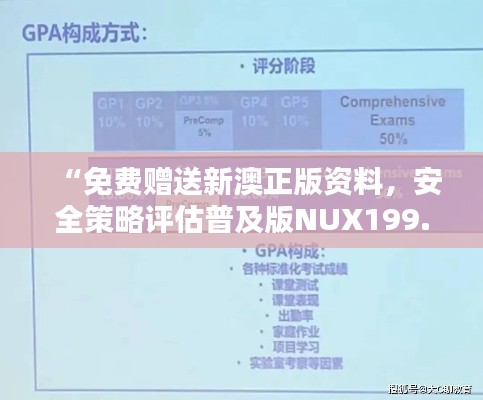 “免费赠送新澳正版资料,安全策略评估普及版NUX199.15体验”