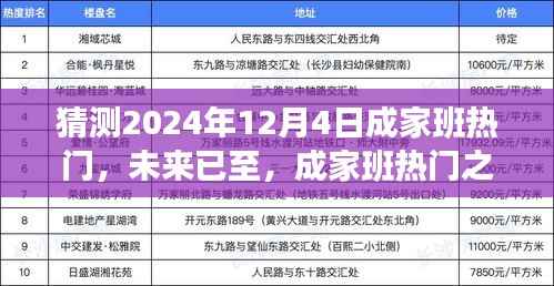 成家班热门预测，智能生活体验新纪元——2024年独家前瞻揭秘！