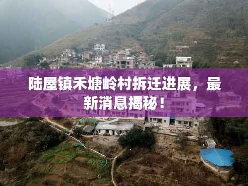 陆屋镇禾塘岭村拆迁进展,最新消息揭秘!