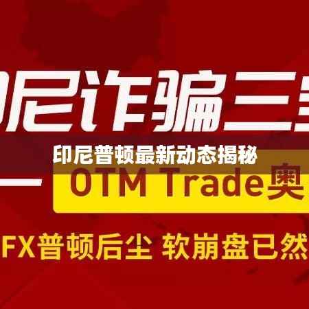 印尼普顿最新动态揭秘